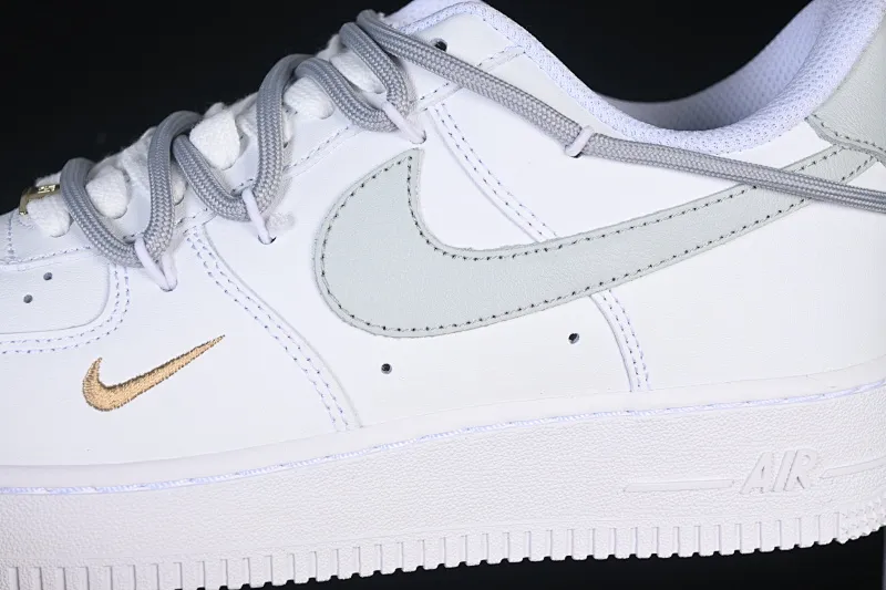 All Categories Nk Air Force 1 Air Force Series Nk Air Force 1 Low Air Force Low Nike Air Force 1'07 Low White Gray Gold Double Hook Air Force One Low Casual Shoes CZ0170-106